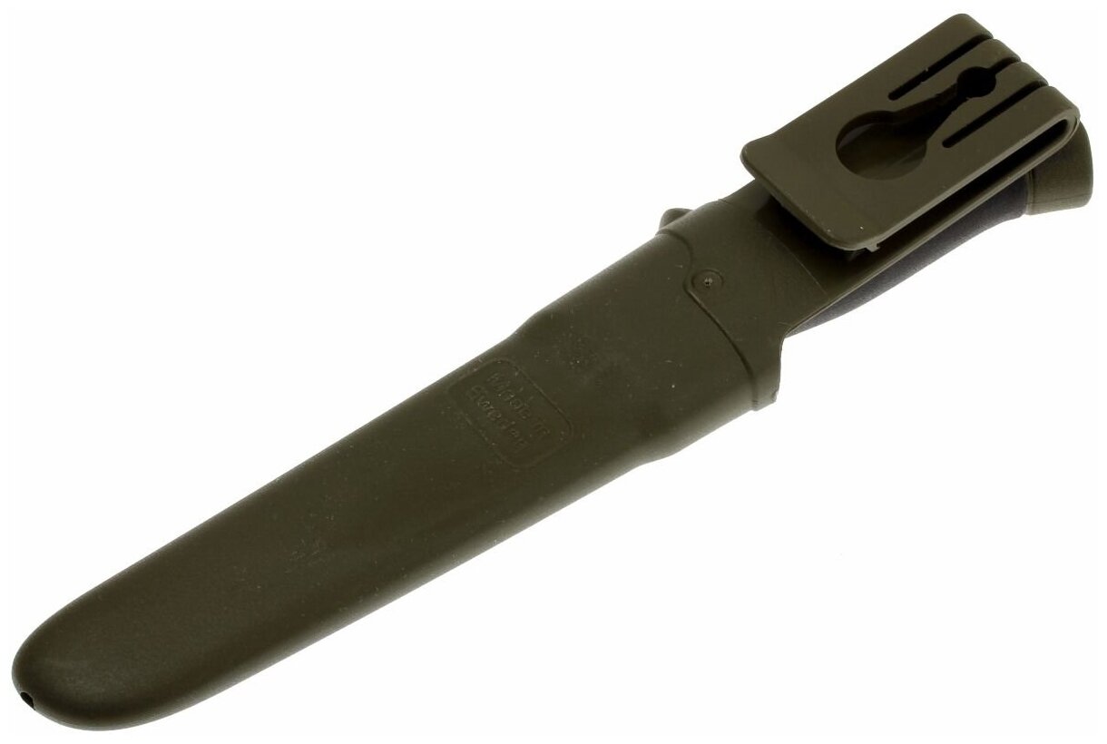 Нож фиксированный MORAKNIV Companion MG (углеродистая сталь) черный/хаки - фотография № 5