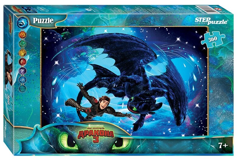 Пазл Step puzzle DreamWorks Драконы (96071), 360 дет.