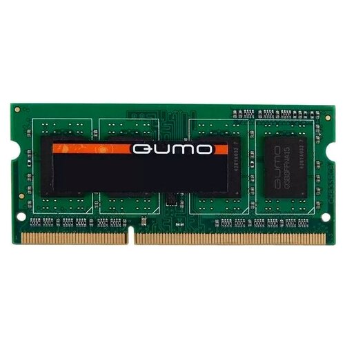 Оперативная память Qumo 4 ГБ DDR3 1333 МГц SODIMM CL9 QUM3S-4G1333C9 оперативная память для настольного компьютера storeskill ddr3 2 гб 4 гб 8 гб 1333 мгц 1600 мгц 10600 12800 1 5 в