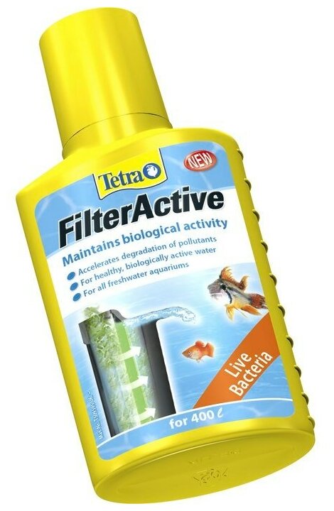 Tetra FilterActive кондиционер для поддержания биологической среды 100 мл - фотография № 2