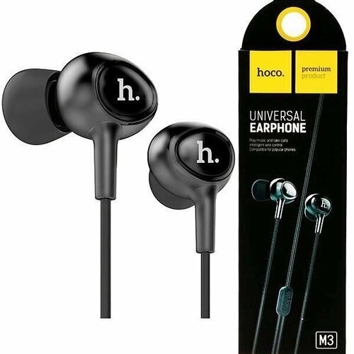 Вакуумные наушники hoco m3 наушники hoco m3 universal earphone белый