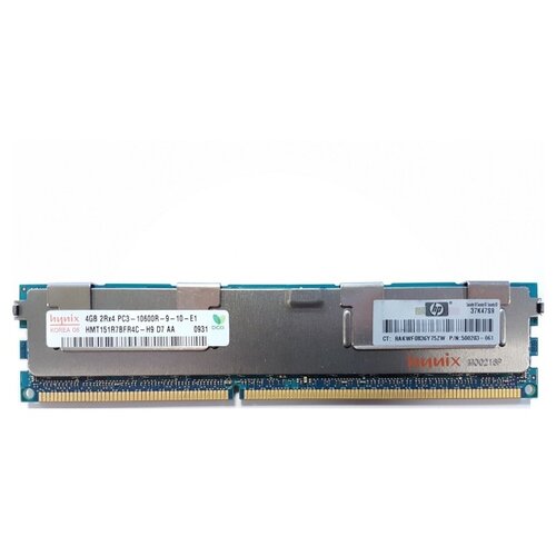 Оперативная память Hynix 4 ГБ DDR3 1333 МГц DIMM CL9 оперативная память silicon power 4 гб ddr3 1333 мгц dimm cl9 sp004gbltu133n02