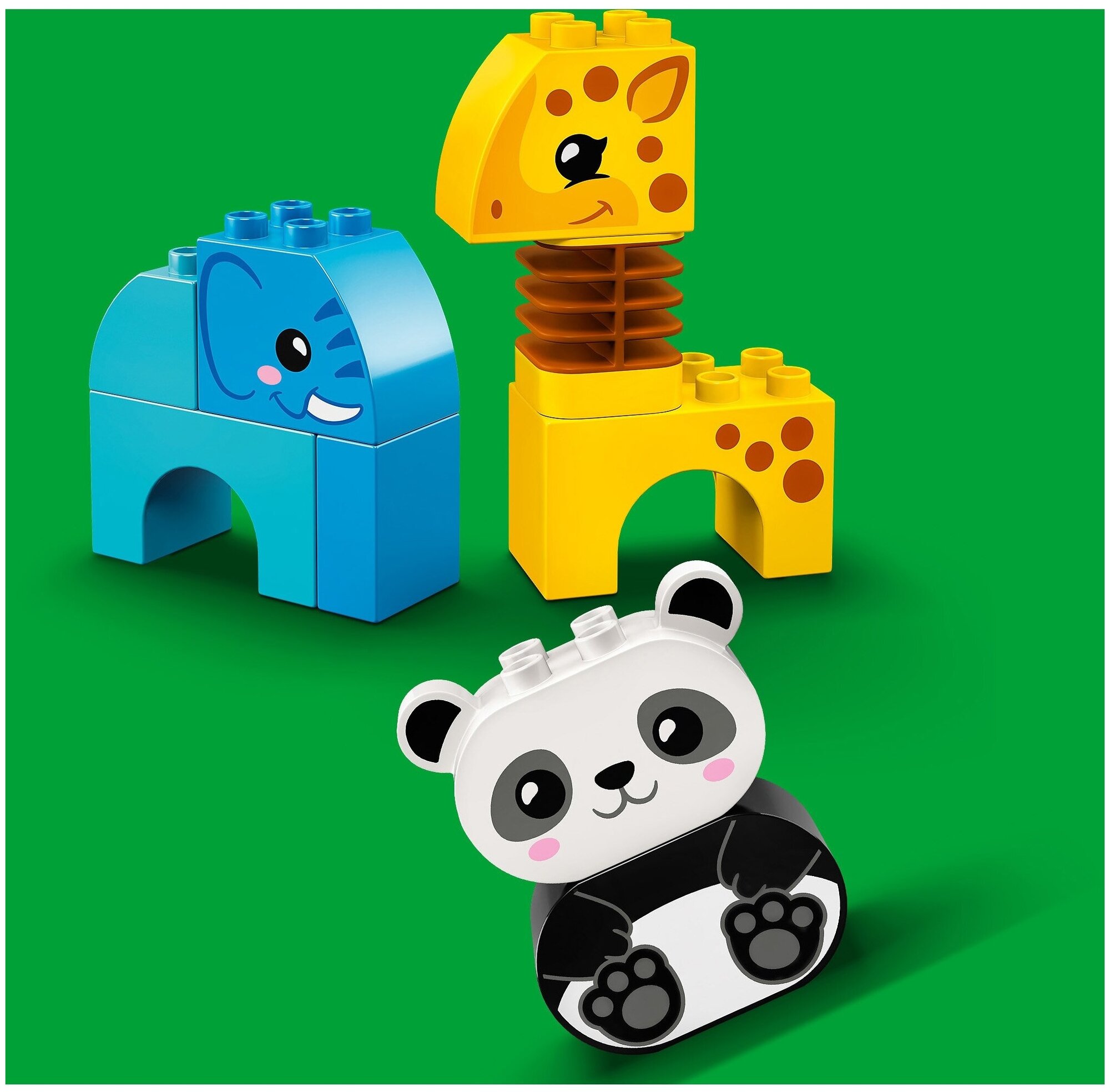 Конструктор LEGO DUPLO 10955 Мой первый поезд для зверей - фото №4
