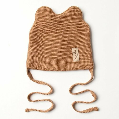 фото Шапка теропром, размер 46/48, коричневый