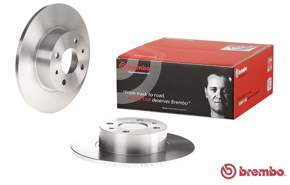 Тормозной диск задний brembo 08.3126.14