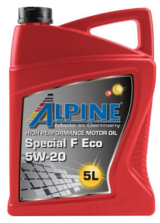 Масло моторное синтетическое Alpine Special F Eco 5W-20 канистра 5л, арт. 0101412