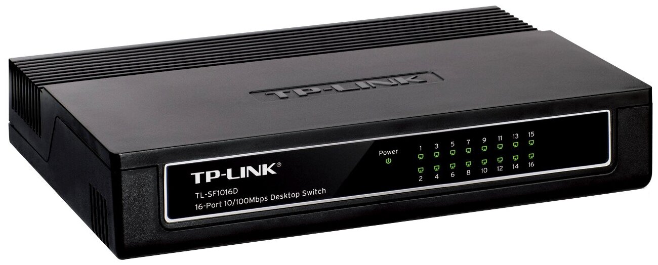 Коммутатор Tp-link TL-SF1016D 16 ports Switch Ethernet 10/100M