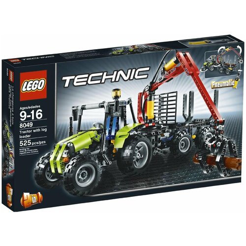 Конструктор LEGO Technic 8049 Трактор с лесопогрузчиком, 525 дет.