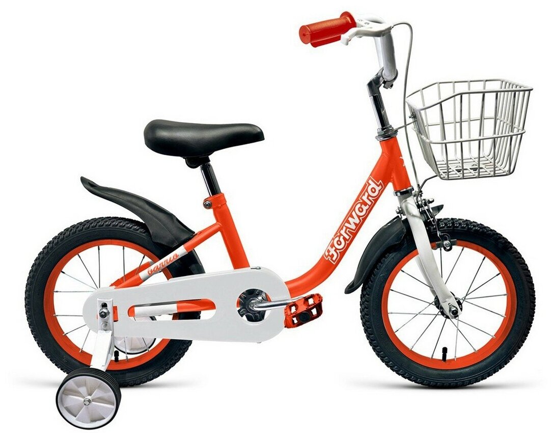 Велосипед FORWARD BARRIO 16 (16" 1 ск.) 2020-2021, красный, 1BKW1K1C1008