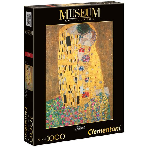 Пазл Clementoni Museum Collection Поцелуй Г. Климт (31442), 1000 дет. пазл clementoni 500 деталей климт поцелуй