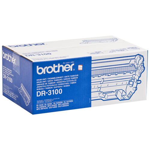 Фотобарабан Brother DR-3100, 25000 стр, черный фотобарабан brother dr 3100 для brother hl52хх series dcp8065dn mfc8860dn черный 25000 стр