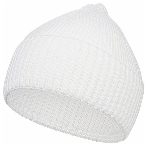 Шапка бини teplo, размер One Size, белый шапка бини teplo размер one size белый бежевый