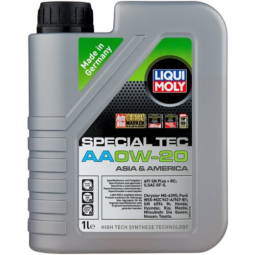 Моторное масло LIQUI MOLY Special Tec AA 0W-20 1 л.