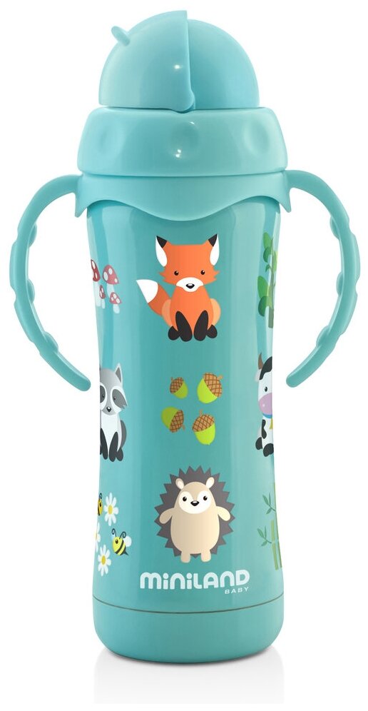 Термос-фляга Miniland Thermokid Aqua, 0.24 л, голубой