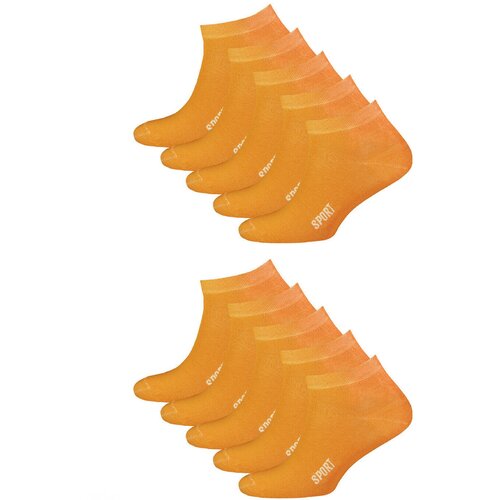 фото Мужские носки status, 10 пар, укороченные, размер 25, оранжевый