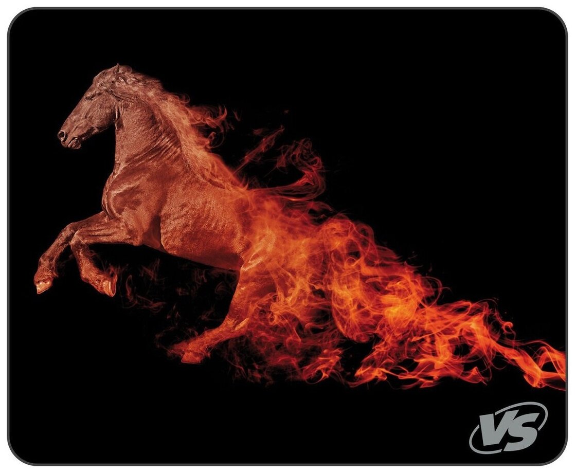 Коврик для компьютерной мыши VS "Flames", "Лошадь", (240*320*3 мм)