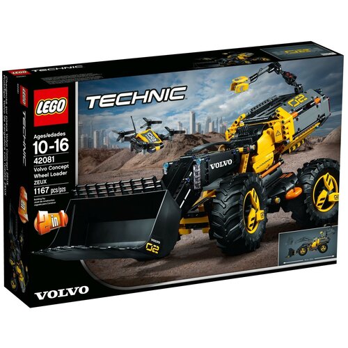 Конструктор LEGO Technic 42081 VOLVO колёсный погрузчик ZEUX, 1167 дет. погрузчик колёсный volvo l260h