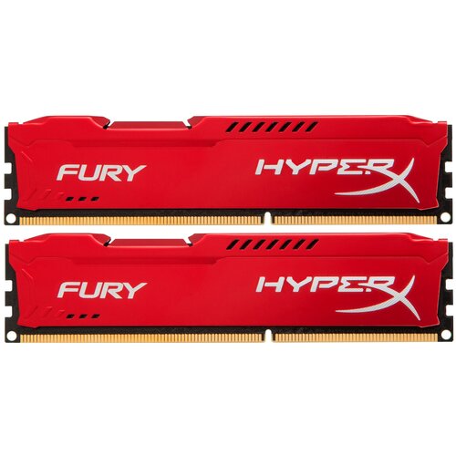 Оперативная память HyperX Fury 16 ГБ 8 ГБ x 2 шт DDR3 1600 МГц DIMM CL10 HX316C10FRK216 795000₽