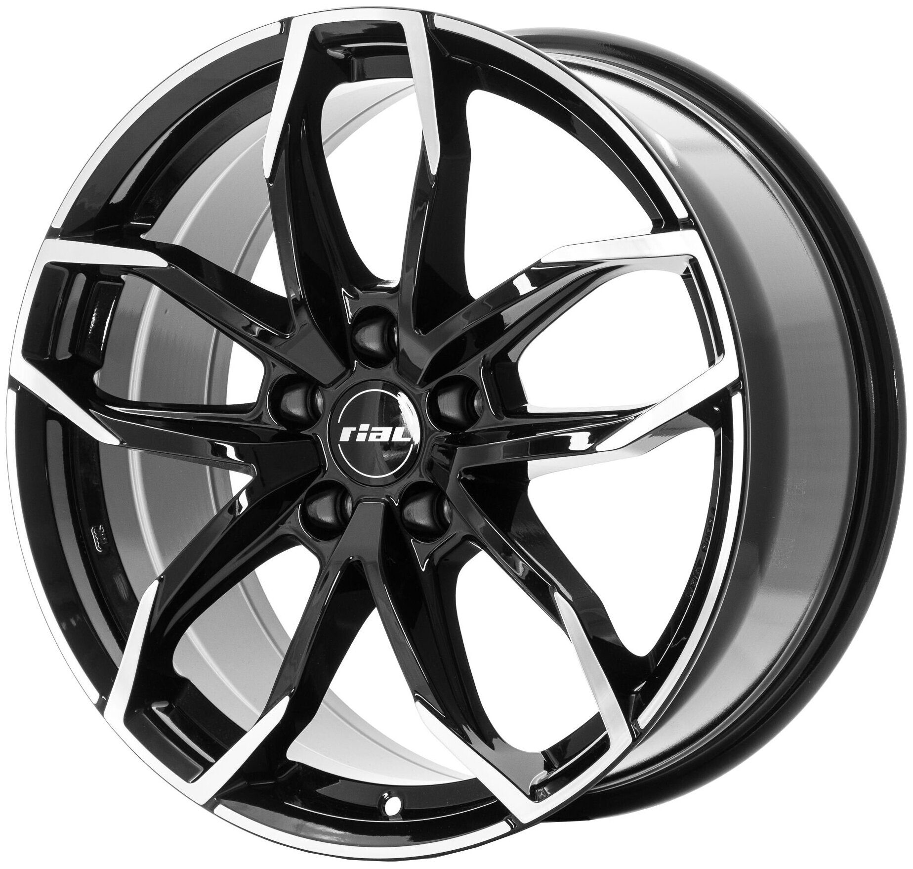  Rial Lucca 6,5x16 5x108 D63.3 ET50  Diamond Black Front Polished