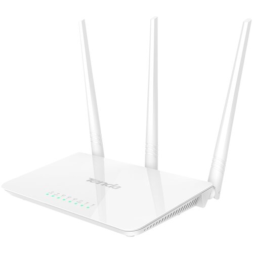 Wi-Fi роутер Tenda F3 RU, белый точка доступа mikrotik точка доступа mikrotik wap rbwap2nd be wifi 150мбит сек 1 порт lan 100мбит сек