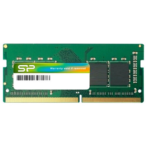 Оперативная память Silicon Power 8 ГБ DDR4 SODIMM CL19 SP008GBSFU266B02 оперативная память 8gb ddr4 2666mhz silicon power so dimm sp008gbsfu266b02