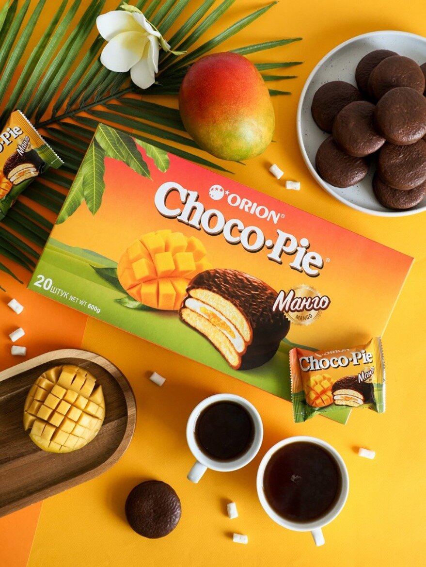 Пирожное Orion Choco Pie Mango печенье манго 600 г