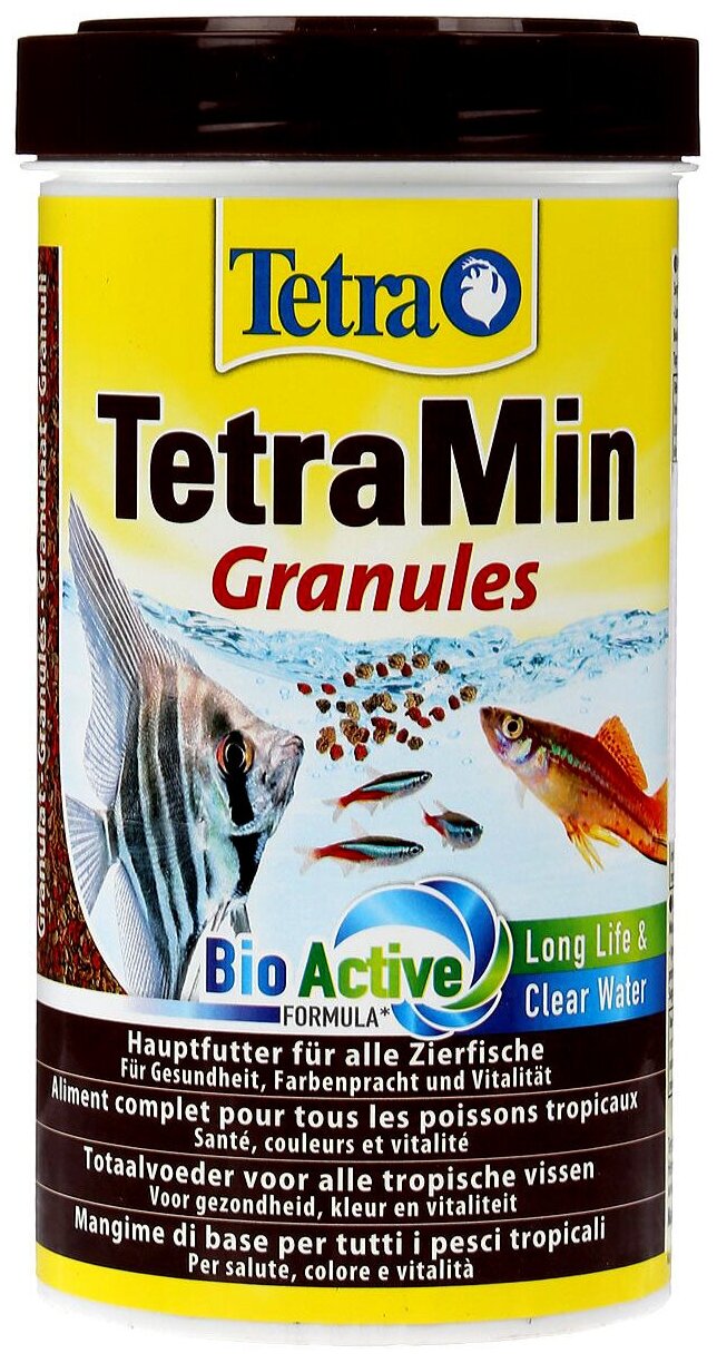 Корм для аквариумных рыб Tetra TetraMin Granules 500 мл (гранулы)