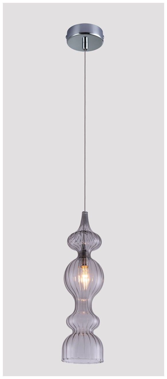 Светильник подвесной Crystal Lux IRIS SP1 A SMOKE