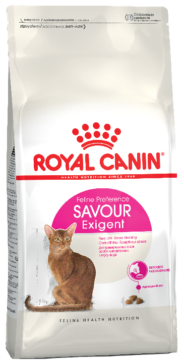 ROYAL CANIN SAVOR EXIGENT для привередливых взрослых кошек (0,4 + 0,4 кг)