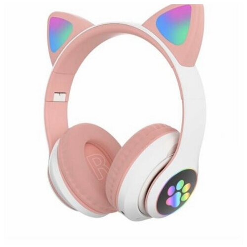 Наушники беспроводные MULI PURPOSE GAME HEADSET Стильная bluetooth-гарнитура с кошачьими ушками Детские наушники с подсветкой 150100₽
