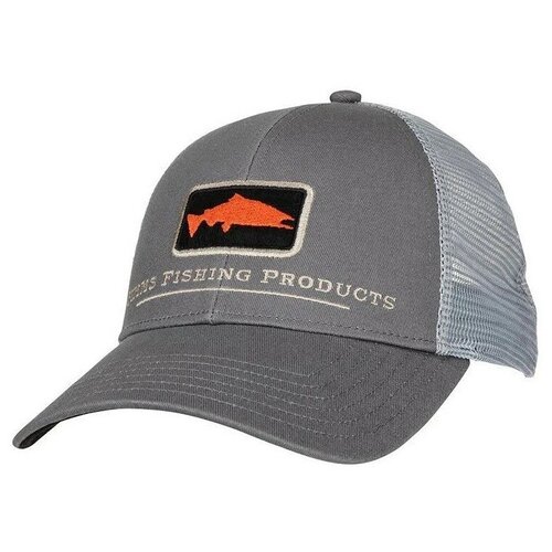 Simms Бейсболка Salmon Icon Trucker one size, slate активный отдых