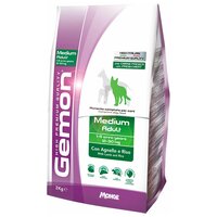 Gemon Dog Medium Adult корм для взрослых собак средних пород Ягненок и рис, 3 кг.