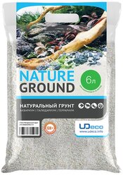 Грунт UDeco River Marble 2-3 мм 6 л, 8.8 кг белый