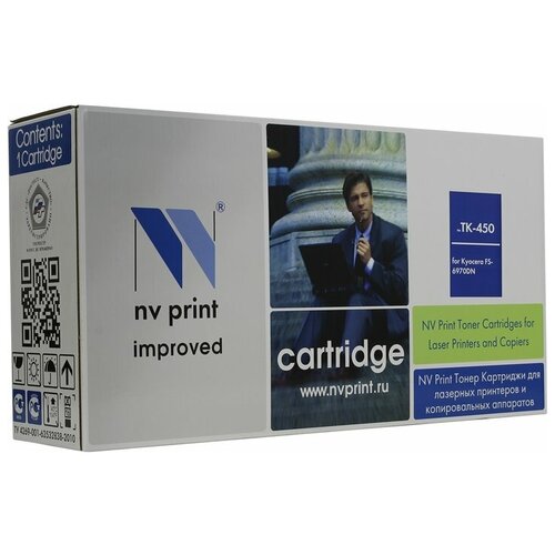 Картридж NV Print TK-450 для Kyocera, 15000 стр, черный картридж profiline pl tk 450 15000 стр черный