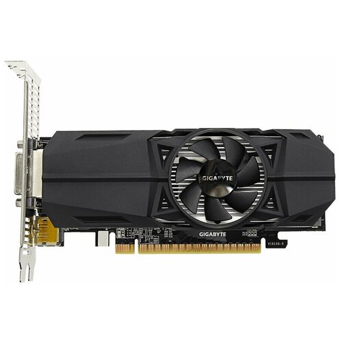 Видеокарта GIGABYTE GeForce GTX 1050 Ti 1328Mhz PCI-E 3.0 4096Mb 7008Mhz 128 bit DVI-D 2хHDMI Display Port OC Low Profile (GV-N105TOC-4GL)