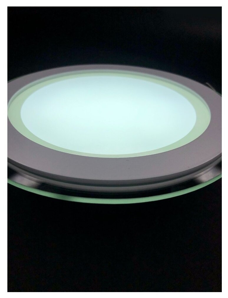 Светильник Elvan 705R-12W-4000-Wh, LED, 12 Вт, 4000, цвет арматуры: белый, цвет плафона: бесцветный - фотография № 5