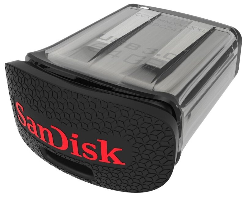 Флешка SanDisk Ultra Fit USB 3.0 64 ГБ, черный