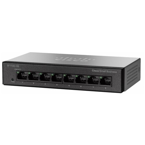 99017982309 Коммутатор Cisco SF110D-08HP 1608900₽