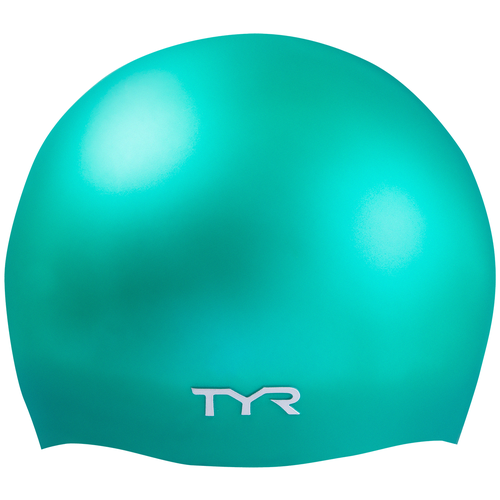 фото Шапочка для плавания tyr wrinkle-free silicone cap, силикон, lcsl/310, зеленый