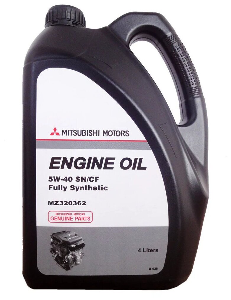 MITSUBISHI Масло Моторное Синтетическое Engine Oil 5w-40, 4л