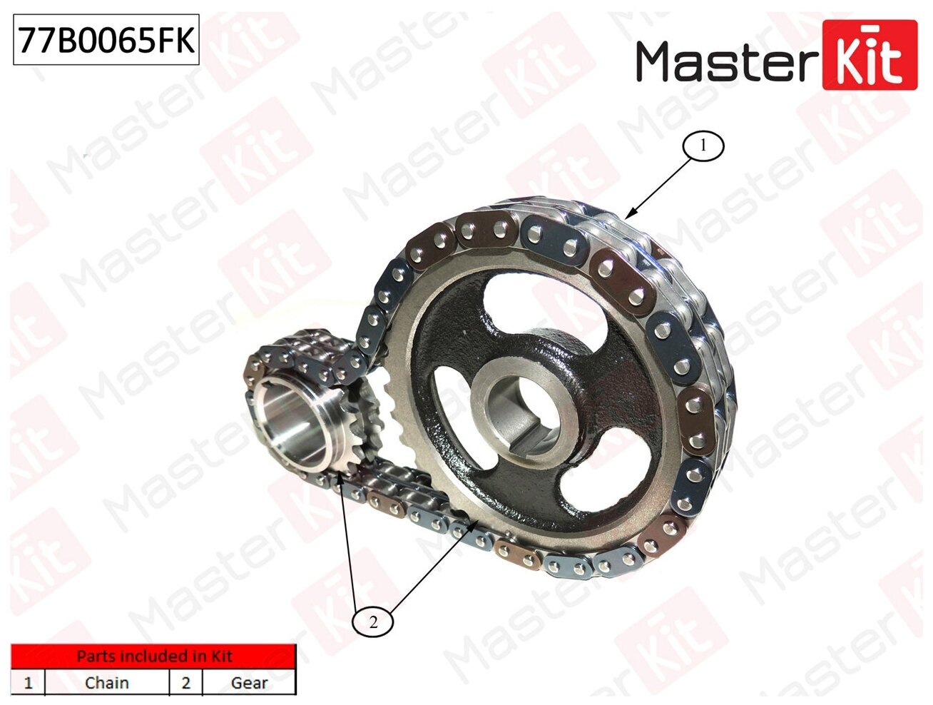 Комплект цепи ГРМ MasterKit 77B0065FK для Skoda Felicia