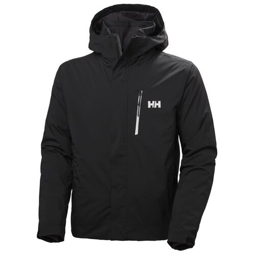 Куртка Helly Hansen, светоотражающие элементы, внутренние карманы, карманы, снегозащитная юбка, мембранная, подкладка, утепленная, герметичные швы, регулируемый капюшон, карман для ски-пасса, регулируемые манжеты, размер M, черный