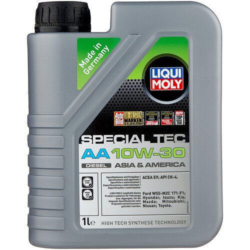 фото Синтетическое моторное масло liqui moly special tec aa 10w-30 diesel, 1 л