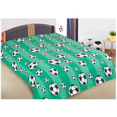 фото Плед guten morgen чемпионат, 150 x 200 см, зеленый