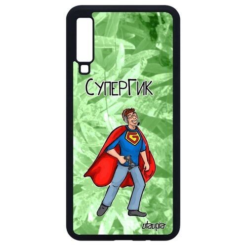 фото Чехол на galaxy a7 2018, "супергик" видеоигра геймер utaupia
