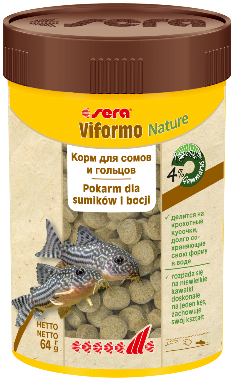 SERA VIFORMO корм таблетки для сомов и вьюновых рыб (100 мл)