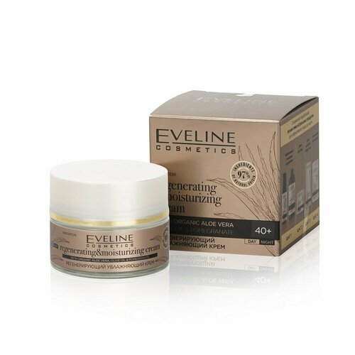 Крем для лица `EVELINE` ORGANIC регенерирующий увлажняющий 50 мл крем для лица eveline concformula увлажняющий 50 мл