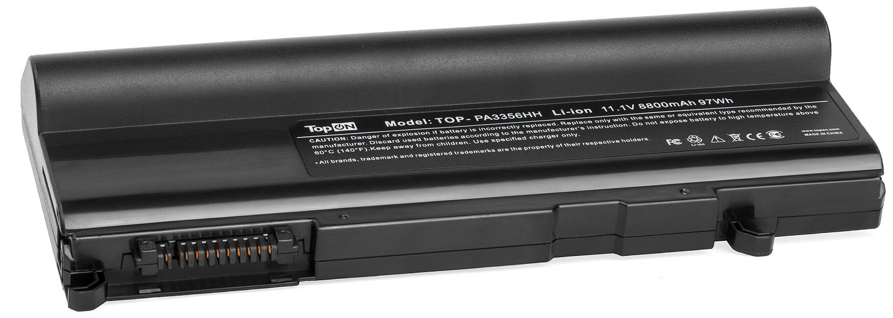 Аккумулятор для ноутбука Toshiba Satellite Pro A50, K21, T10, Tecra A2, M2, P5, S3 Series. 10.8V 8800mAh 95Wh. усиленный. PN: PA3356U-1BAS, PABAS066.