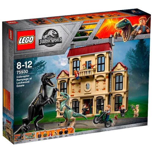 LEGO Jurassic World 75930 Нападение Индораптора в поместье Локвуд, 1019 дет.