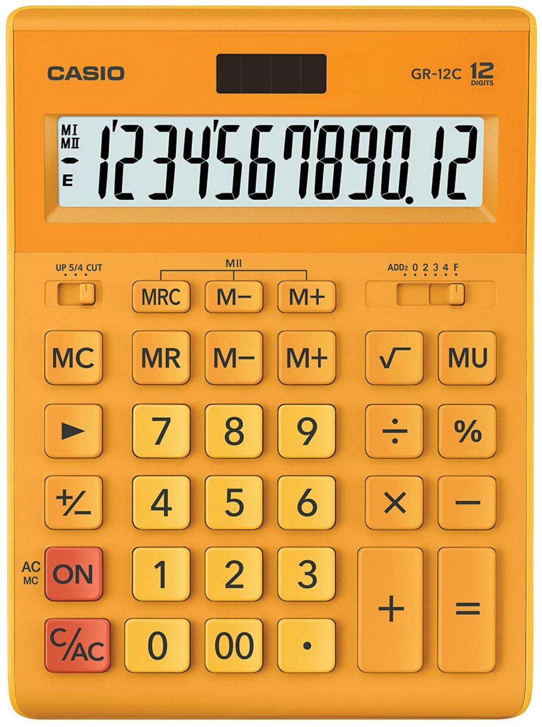 Калькулятор CASIO GR-12 12 разр. оранж. бухгалтерский